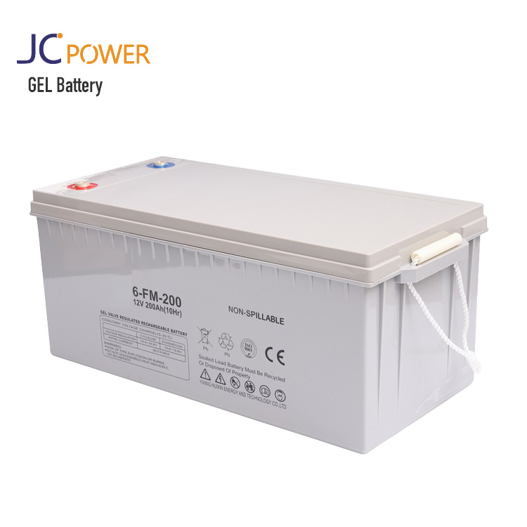 GEL 12v 200ah 2.4kWh with 3 years warranty deep cycle solar battery OEM manufacture